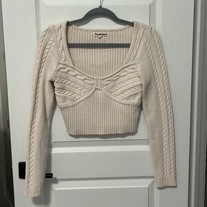 Cropped sweater
